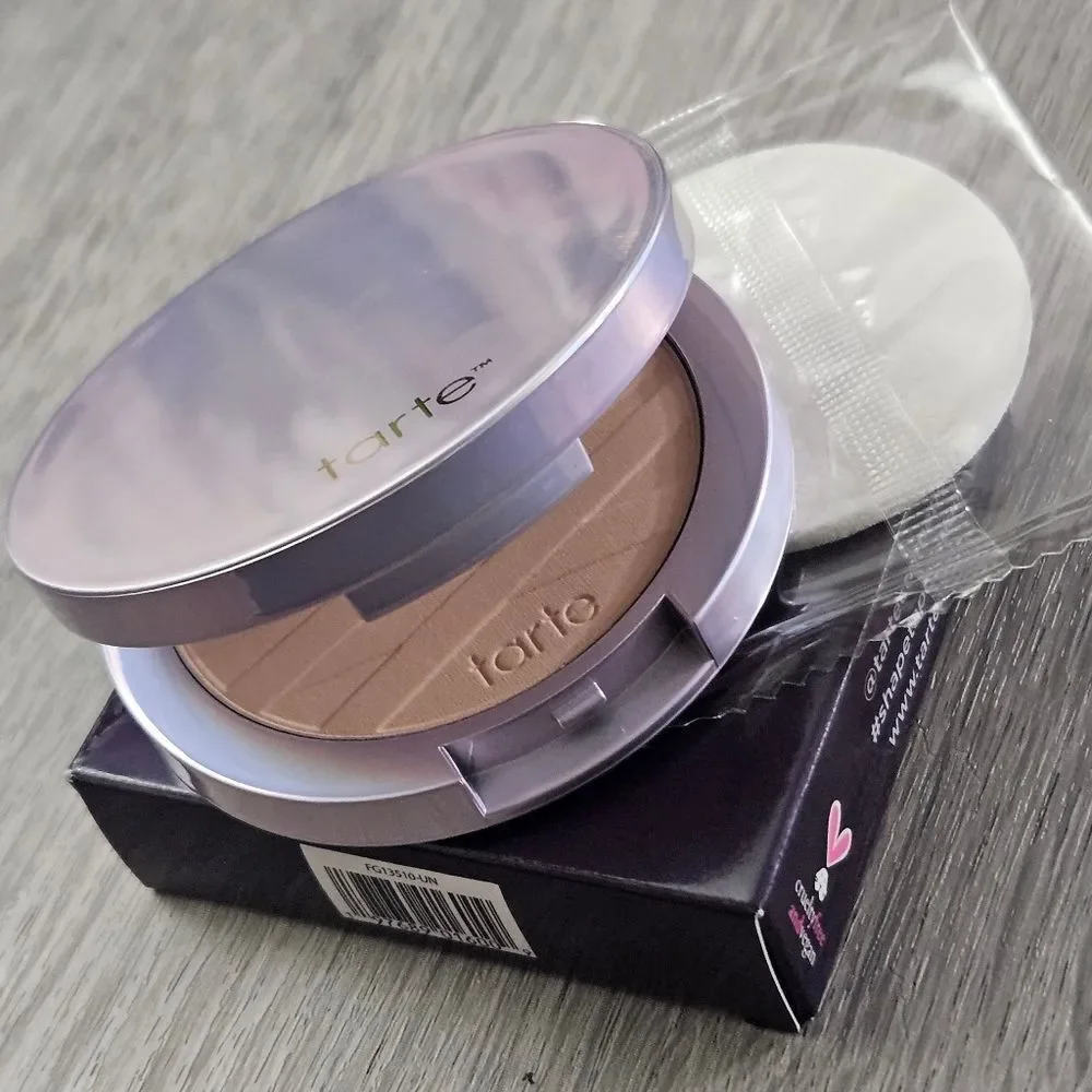 TARTE FACE TAPE Pressed Powder In Fair Light Beige 16B 8.3g NEW IN BOX W PUFF
